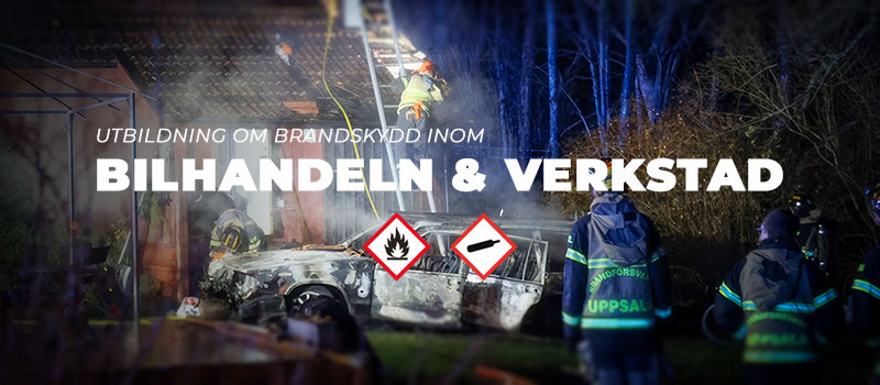 brandskydd inom bilhandeln och verkstad